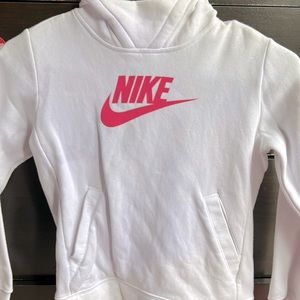 Nike girls white sweater.
